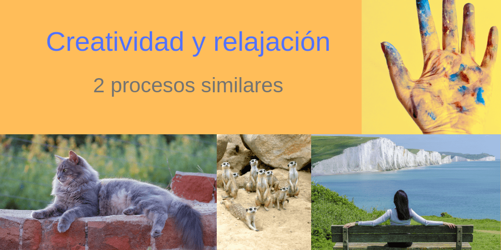 estado de creatividad y relajación
